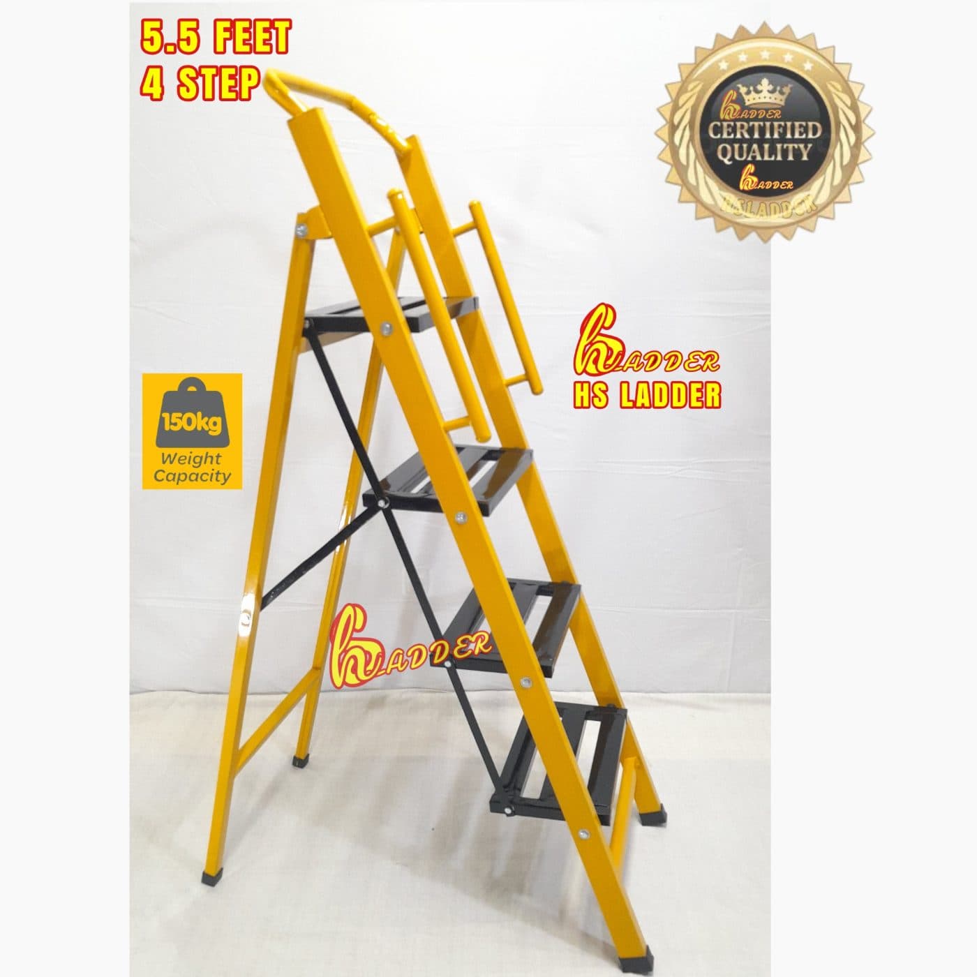 Iron 5.5 Feet A Type 9 Inch Platform Ladder