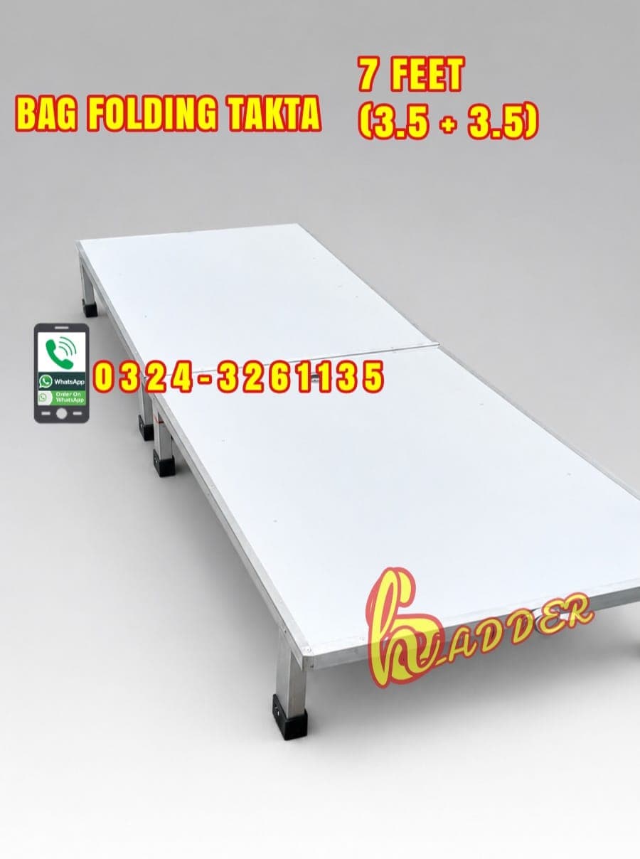 Almunium Bag Folding Takta 7 Feet Heavy Quality
